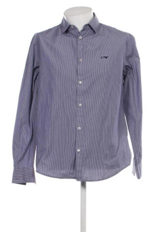 Мъжка риза Armani Jeans, Размер XXL, Цвят Син, Цена 78,85 лв.