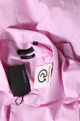 Ανδρικό πουκάμισο Atelier Privé, Μέγεθος XXL, Χρώμα Ρόζ , Τιμή 73,20 €