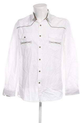 Мъжка риза Atlas For Men, Размер XL, Цвят Бял, Цена 7,25 лв.