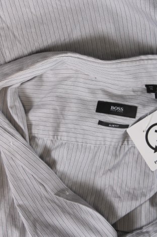 Ανδρικό πουκάμισο BOSS, Μέγεθος S, Χρώμα Γκρί, Τιμή 10,76 €