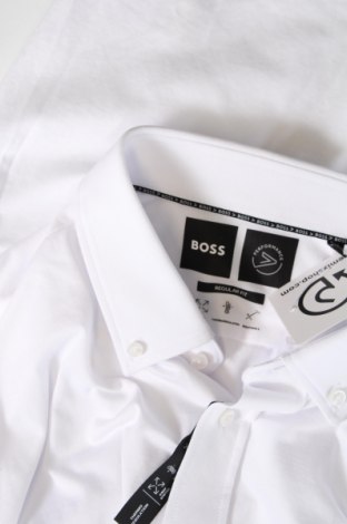 Ανδρικό πουκάμισο BOSS, Μέγεθος L, Χρώμα Λευκό, Τιμή 74,88 €