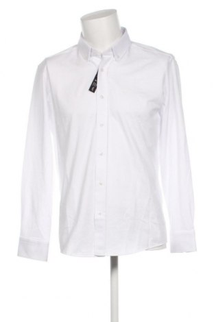 Ανδρικό πουκάμισο BOSS, Μέγεθος L, Χρώμα Λευκό, Τιμή 64,63 €