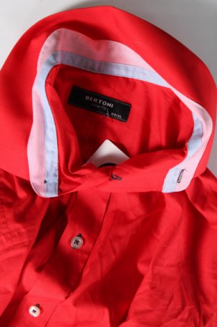 Мъжка риза Bertoni, Размер XL, Цвят Червен, Цена 14,04 лв.