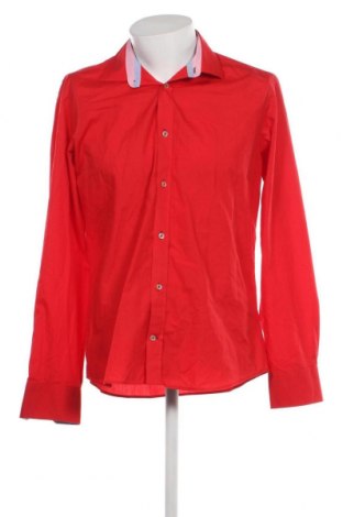 Мъжка риза Bertoni, Размер XL, Цвят Червен, Цена 17,16 лв.
