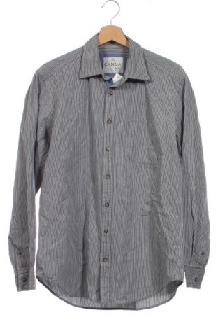 Ανδρικό πουκάμισο Canda, Μέγεθος M, Χρώμα Γκρί, Τιμή 2,69 €