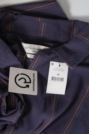 Ανδρικό πουκάμισο Cotton On, Μέγεθος XS, Χρώμα Μπλέ, Τιμή 8,54 €