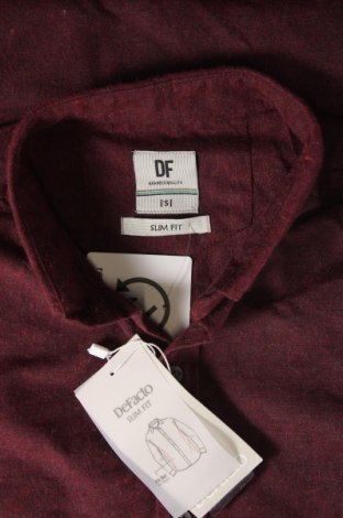 Herrenhemd Defacto, Größe S, Farbe Rot, Preis 5,69 €