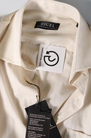 Мъжка риза Digel, Размер M, Цвят Бежов, Цена 43,34 лв.