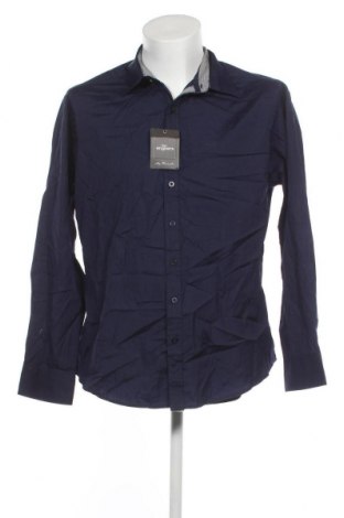 Ανδρικό πουκάμισο Engbers, Μέγεθος L, Χρώμα Μπλέ, Τιμή 25,33 €