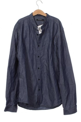 Ανδρικό πουκάμισο Enos Jeans, Μέγεθος L, Χρώμα Μπλέ, Τιμή 7,24 €