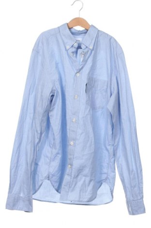 Ανδρικό πουκάμισο Faconnable, Μέγεθος M, Χρώμα Μπλέ, Τιμή 10,68 €