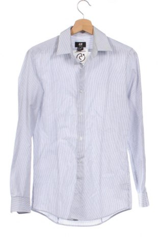 Мъжка риза H&M, Размер XS, Цвят Син, Цена 6,38 лв.
