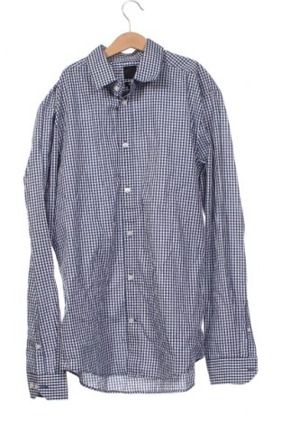 Мъжка риза H&M, Размер M, Цвят Син, Цена 6,09 лв.