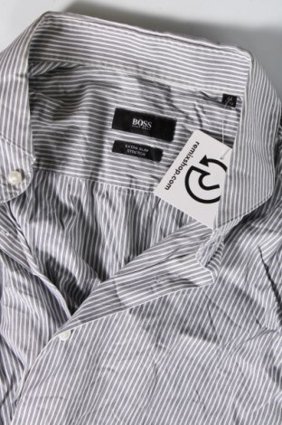Herrenhemd Hugo Boss, Größe XL, Farbe Grau, Preis € 35,81