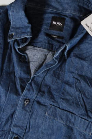 Ανδρικό πουκάμισο Hugo Boss, Μέγεθος M, Χρώμα Μπλέ, Τιμή 51,34 €