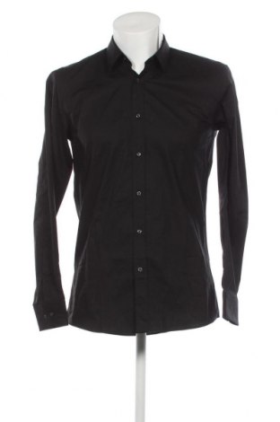 Ανδρικό πουκάμισο Hugo Boss, Μέγεθος M, Χρώμα Μαύρο, Τιμή 94,37 €