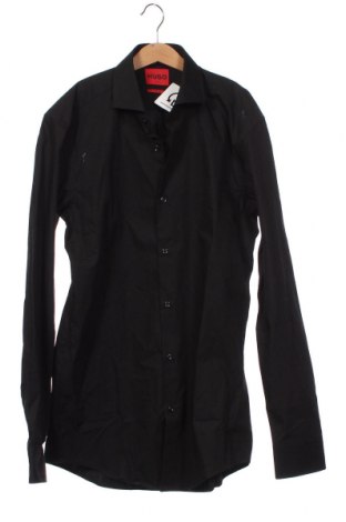 Ανδρικό πουκάμισο Hugo Boss, Μέγεθος M, Χρώμα Μαύρο, Τιμή 64,63 €