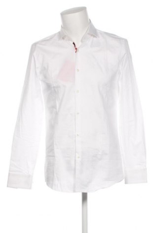 Herrenhemd Hugo Boss, Größe M, Farbe Weiß, Preis 91,30 €