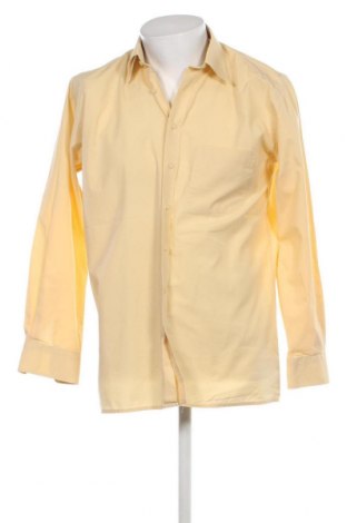 Ανδρικό πουκάμισο Jean Chatel, Μέγεθος M, Χρώμα Κίτρινο, Τιμή 1,72 €