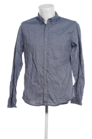 Herrenhemd Jean Pascale, Größe M, Farbe Blau, Preis 3,63 €