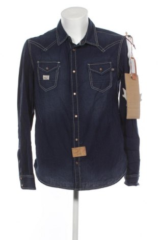 Ανδρικό πουκάμισο Khujo, Μέγεθος M, Χρώμα Μπλέ, Τιμή 25,93 €