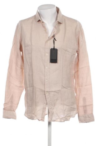 Ανδρικό πουκάμισο Liu Jo, Μέγεθος XL, Χρώμα  Μπέζ, Τιμή 38,66 €