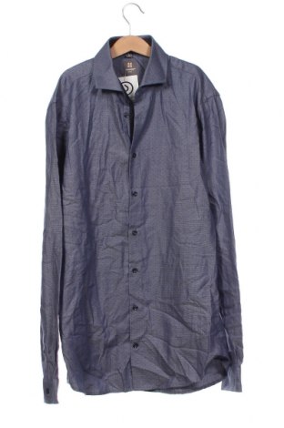 Ανδρικό πουκάμισο Manor, Μέγεθος M, Χρώμα Μπλέ, Τιμή 17,94 €