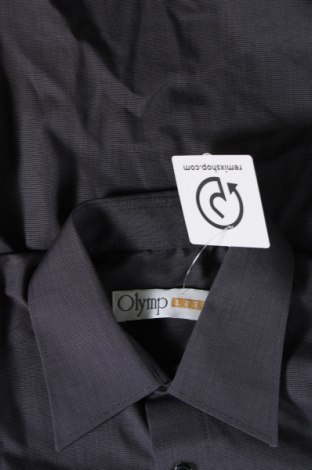 Ανδρικό πουκάμισο Olymp, Μέγεθος M, Χρώμα Γκρί, Τιμή 2,65 €