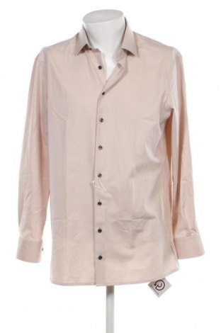 Ανδρικό πουκάμισο Olymp, Μέγεθος XL, Χρώμα  Μπέζ, Τιμή 27,14 €