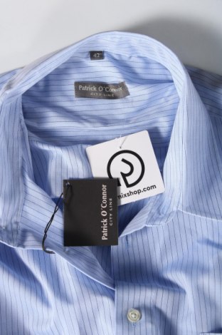 Ανδρικό πουκάμισο Patrick O'Connor, Μέγεθος L, Χρώμα Μπλέ, Τιμή 16,08 €