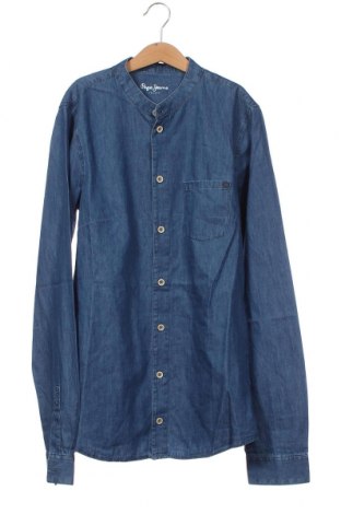 Herrenhemd Pepe Jeans, Größe M, Farbe Blau, Preis 36,19 €
