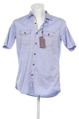 Ανδρικό πουκάμισο Pierre Cardin, Μέγεθος M, Χρώμα Μπλέ, Τιμή 27,01 €