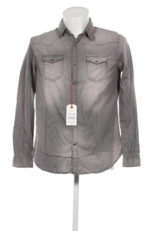 Ανδρικό πουκάμισο Replay, Μέγεθος M, Χρώμα Γκρί, Τιμή 50,26 €