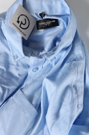 Ανδρικό πουκάμισο Russell Collection, Μέγεθος L, Χρώμα Μπλέ, Τιμή 17,94 €