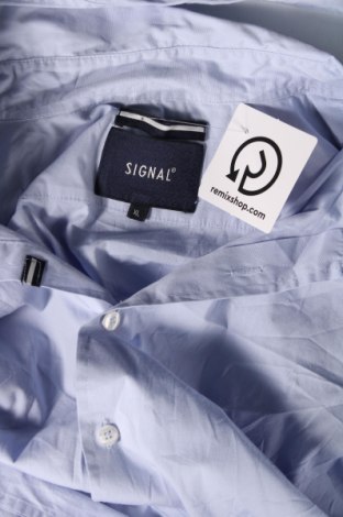Ανδρικό πουκάμισο Signal, Μέγεθος XL, Χρώμα Μπλέ, Τιμή 24,12 €