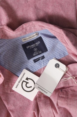 Ανδρικό πουκάμισο Springfield, Μέγεθος M, Χρώμα Ρόζ , Τιμή 6,66 €