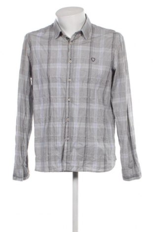 Ανδρικό πουκάμισο Strellson, Μέγεθος L, Χρώμα Γκρί, Τιμή 8,88 €