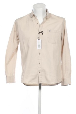 Ανδρικό πουκάμισο Twister, Μέγεθος M, Χρώμα  Μπέζ, Τιμή 22,83 €