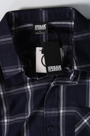 Мъжка риза Urban Classics, Размер L, Цвят Син, Цена 27,20 лв.