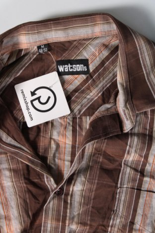 Ανδρικό πουκάμισο Watson's, Μέγεθος M, Χρώμα Καφέ, Τιμή 14,85 €