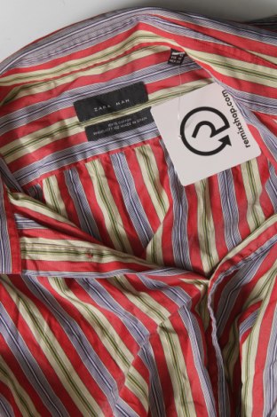 Ανδρικό πουκάμισο Zara Man, Μέγεθος M, Χρώμα Πολύχρωμο, Τιμή 3,71 €