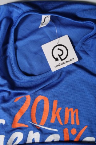 Herren Sport Shirt Sol's, Größe M, Farbe Blau, Preis € 4,52