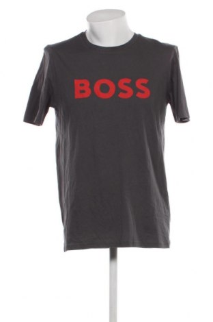 Мъжка тениска Boss Orange, Размер L, Цвят Сив, Цена 63,00 лв.