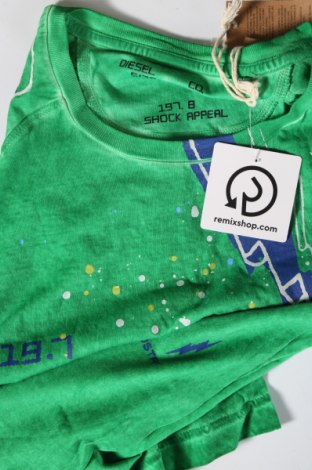 Ανδρικό t-shirt Diesel, Μέγεθος L, Χρώμα Πράσινο, Τιμή 100,52 €
