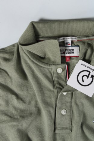Мъжка тениска Hilfiger Denim, Размер S, Цвят Зелен, Цена 109,00 лв.