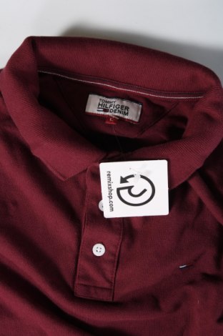 Pánské tričko  Hilfiger Denim, Velikost L, Barva Červená, Cena  874,00 Kč