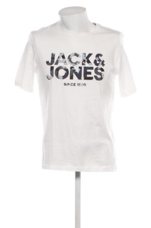 Tricou de bărbați Jack & Jones, Mărime L, Culoare Alb, Preț 88,82 Lei