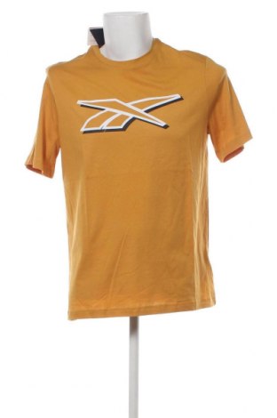 Ανδρικό t-shirt Reebok, Μέγεθος L, Χρώμα Κίτρινο, Τιμή 12,60 €