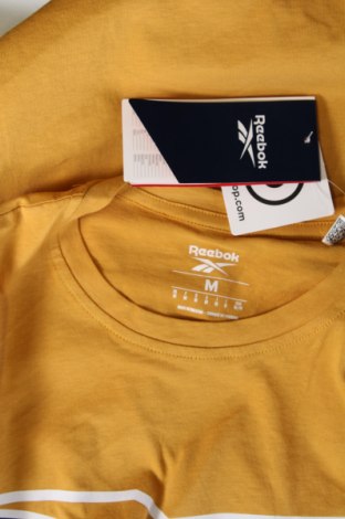 Ανδρικό t-shirt Reebok, Μέγεθος M, Χρώμα Κίτρινο, Τιμή 10,72 €