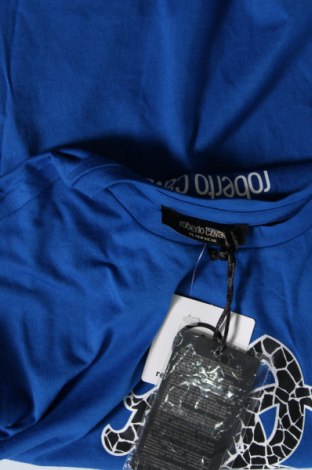 Мъжка тениска Roberto Cavalli, Размер S, Цвят Син, Цена 103,23 лв.